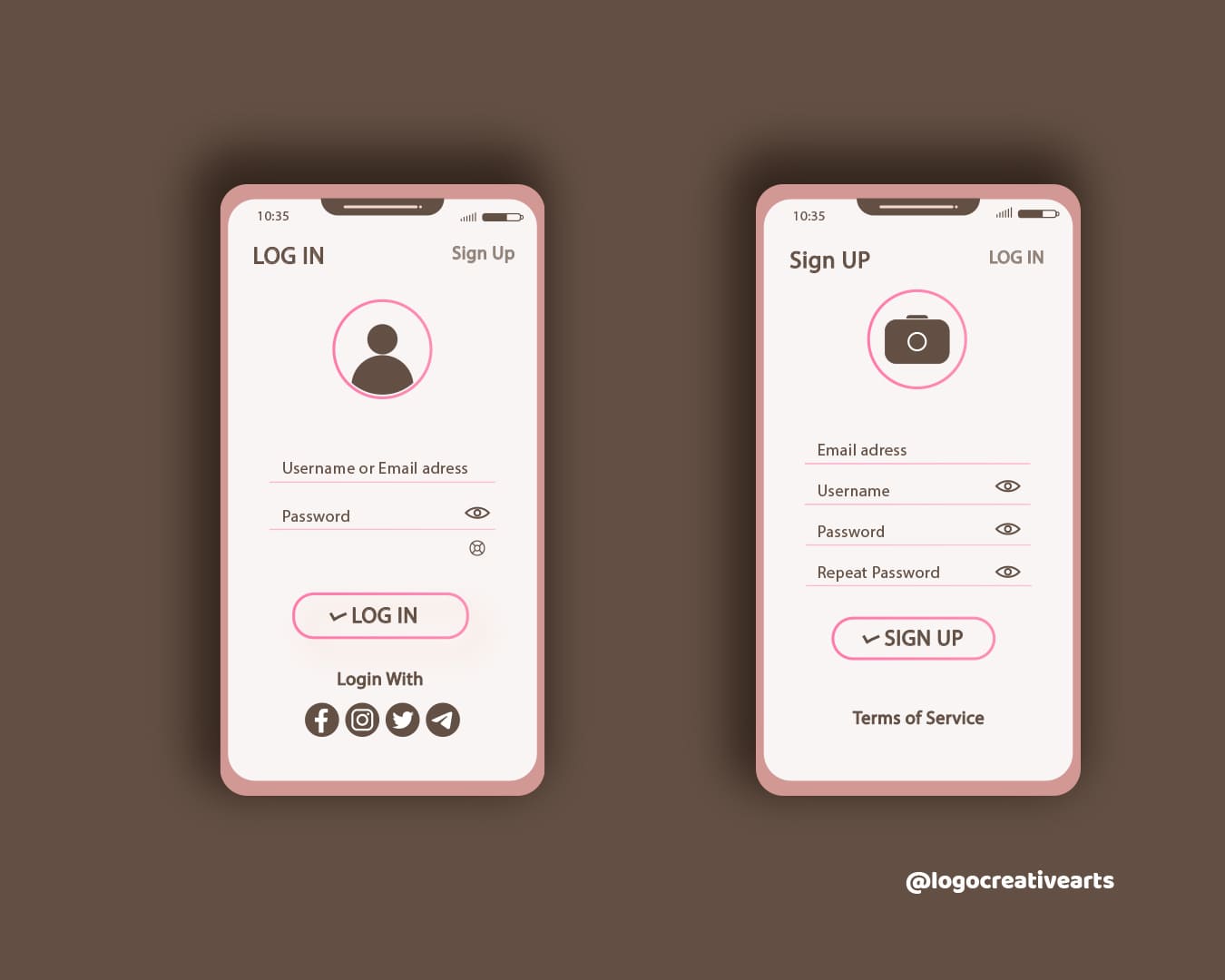 login form Android App